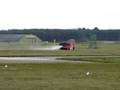 RAF Kinloss riv putting out grass fire