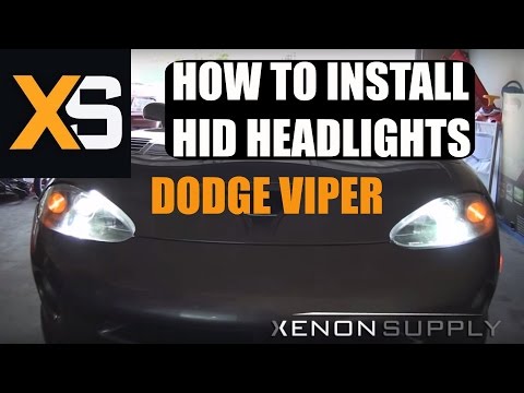 Dodge Viper HID – How to Install 1992-2010