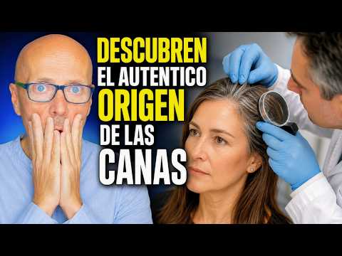 🩶🧬  ACABAN DE DESCUBRIR PORQUE APARECEN LAS CANAS DE VERDAD 🩶🧬