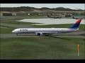 Delta 767-400 departs HNL to LAX