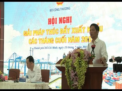 Tìm giải pháp thúc đẩy xuất khẩu các tháng cuối năm 2016 