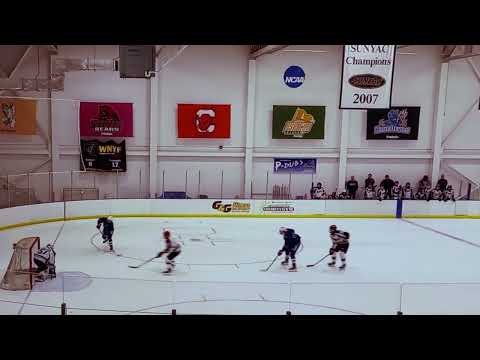 2023-12-12 Varsity Goal, D Zone Chip, Puck Race  vs Fredonia
