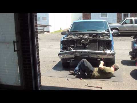 GMC 1500 front end collision repair