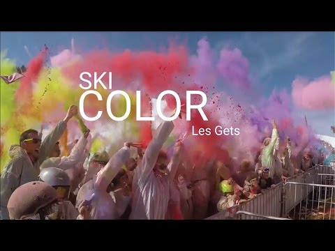 Весёлый фестиваль "SkiColor" в Ле Же
