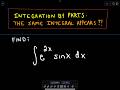 Intergration by Parts - A Loopy Example!