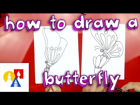 how to draw draw a butterfly