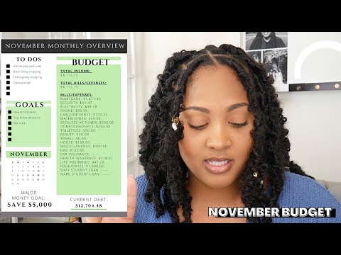 November 2020 Monthly Budget | Budget With Me | One of our biggest savings goals to date ๐ฌ