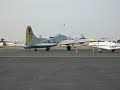 B-17 bomber firing up engines B-17 bomber firing up engines