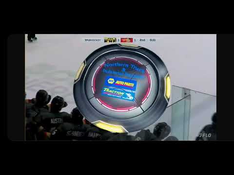 Porter Byrd-Leitner Colgate commit #13 Bonnyville AJHL game-winning power play goal