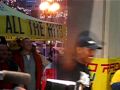 Ron Artest at the dunk tank