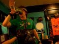 Andy Cockcroft- The Poker-Mens vocalist does a 'welly'