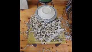 Trimming Porcelain Plates