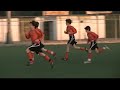 impresa futbolclub:i ragazzi del '95 (cat. giovanissimi) allenati da andrea cardone espugnano il campo della cisco (1-2) con una doppietta del capitano, dario catania. nelle immagini il gol di dario che porta in vantaggio all'11� del primo tempo il futbolclub. dario s'incunea nella difesa della cisco, entra in area e piazza un micidiale rasoterra a incrociare sul secondo palo. grandissimo gol! alla totti...?
per il presidente del futbolclub, luca bergamini e per tutto il team una giornata da incorniciare (il 23 febbraio 2008). complimenti alla cisco che obiettivamente non avrebbe demeritato di pareggiare:la partita � stata combattutissima. grande agonismo e correttezza in campo e grande sportivit� sugli spalti, davvero un bell'esempio quello che arriva dal calcio giovanile...
queste le formazioni: cisco 1 matera, 2 tabacchi, 3 rausa, 4 sterlicchio (cap), 5 rossi, 6 trombetta, 7 centra, 8 taglienti, 9 d'agapiti, 10 tassi, 11 copponi, 12 di piero , 13 peroni, 14 bevilacqua,15 manzoni, 16 de santis, 17 guglielmi, 18 contino. allenatore: piangerelli. cambio nel primo tempo. uscito centra per infortunio, entrato de santis. secondo tempo: esce tassi entra peroni; esce taglienti entra manzoni; escono tabacchi e rausa, entrano guglielmi e bevilacqua; 
esce trombetta entra contino.
futbolclub: 1 mazzanti, 2 cappello, 3 bulla, 4 alfano, 5 fruscella, 6 rebecchini, 7 vladovich, 8 catania, 9 giulio rosati, 10 vivenzio, 11 soldano; 12 magistrelli, 13 ceccarelli, 14 giorgio rosati, 15 galletti, 16 dentice. allenatore: cardone.
cambi. nel corso secondo tempo: esce cappello, entra ceccarelli; esce mazzanti, entra magistrelli; esce vladovich, entra dentice; esce vivenzio entra galletti; esce soldano, entra giorgio rosati.
