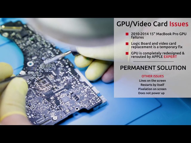 MacBook Pro 17 and 15 permanent GPU Video card repair in Services (Training & Repair) in Calgary