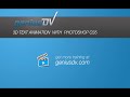 Photoshop 3D text animation