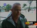 En el casco histórico habanero se produjeron derrumbes, incluyendo uno en el que un hombre murió al quedar atrapado en el edificio del cual había sido evacuado unas horas antes y al que regresó confiado en que el peligro había pasado