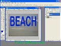 photoshop text effect   layer fill