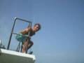 videos de Me and Ed jumping into the sea
