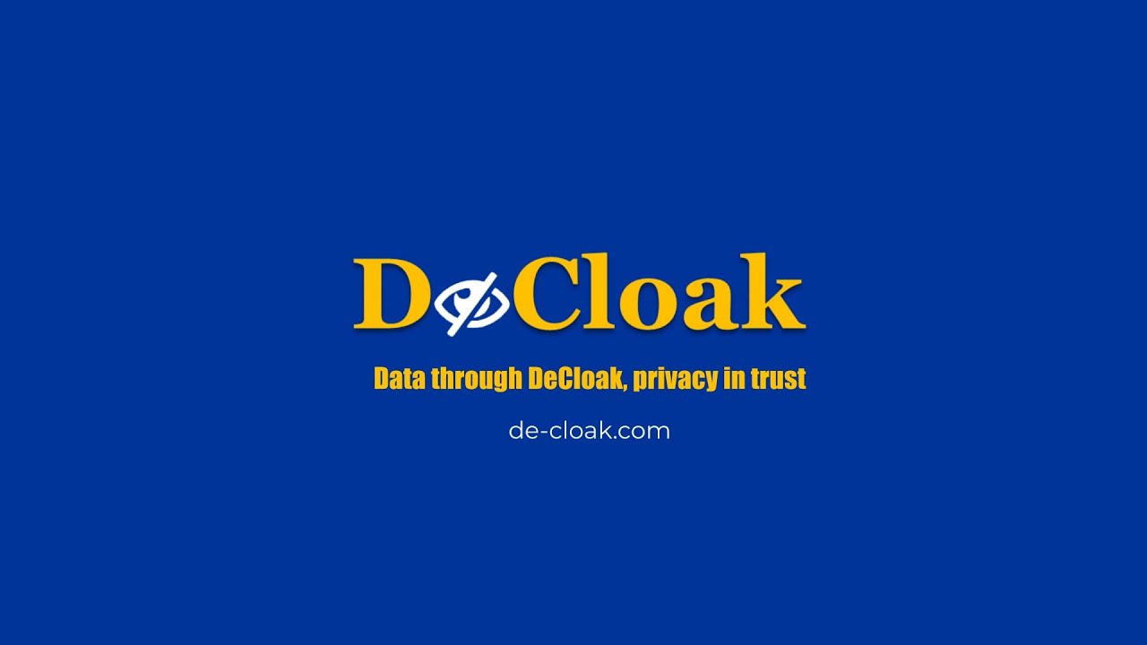 Introduction to DeCloak’s Data De-identification Solution （Chinese)