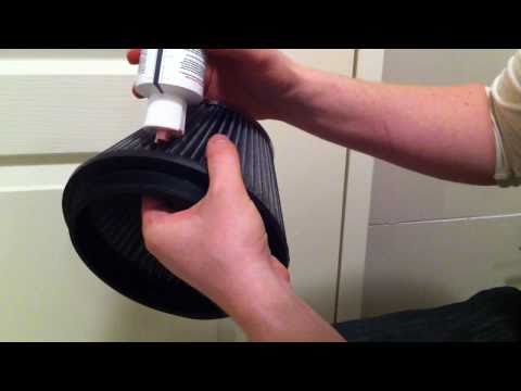 how to install a k&n oil filter