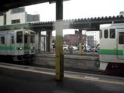 連結風景　石狩当別駅