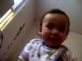baby Cyris laughing