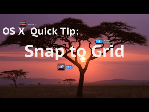 how to snap to grid on mac
