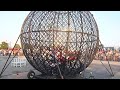 The Globe of Death Steel Ball Extreme Motorcycle Stunt Show Nerveless Nocks Stunt Show Pioneers & Worlds Youngest Globe Rider.