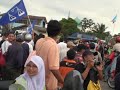 Suasana ketibaan Hisyamuddin di Penanti dihari mengundi Suasana ketibaan Hisyamuddin di Penanti dihari mengundi