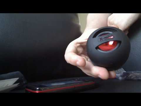 how to connect x mini speakers to laptop