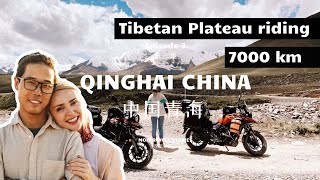 A 7,000 km journey by motorbike on the Tibetan plateau, QingHai