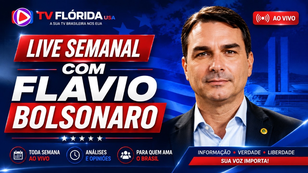 LIVE SEMANAL DE FLAVIO BOLSONARO