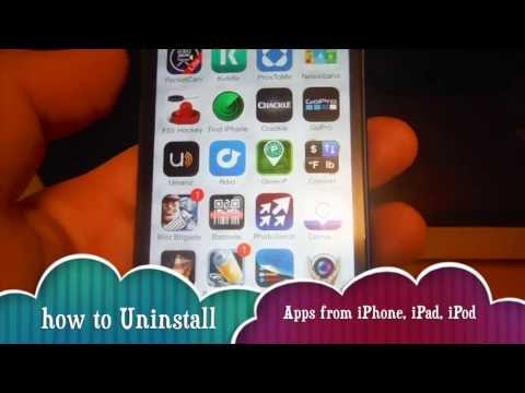how to remove iphone apps without x