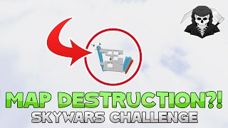DESTROYING AN ENTIRE SKYWARS MAP CHALLENGE! [Map Destruction]  ( Hypixel Skywars )