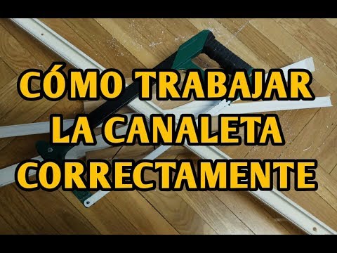 Instalación de canaletas