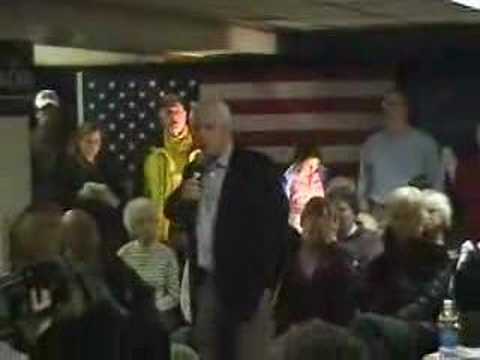 John McCain NH townhall Q&A Unfunded ...