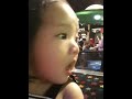 Bubble blowing baby