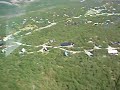 Helicopter ride over Húsafell Iceland