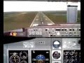 Cockpit viev landing 737 Wroclaw airport EPWR Cockpit viev landing 737 Wroclaw airport EPWR