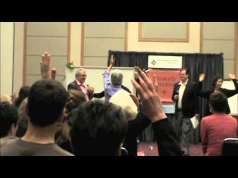 Climate Skeptic - Watch as climate change promoters Arnie and Amy Mindell implement several psychological tactics to intimidate a global warming skeptic at the Open Forum on C...