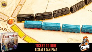 Ticket To Ride Jogo de Tabuleiro Galapagos