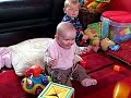 Baby Evie with really funny laugh!