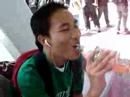 jhone with his drink