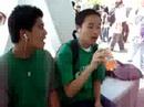 jhone with his drink
