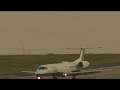 Spectacular landing @ Leeds-Bradford Airport
