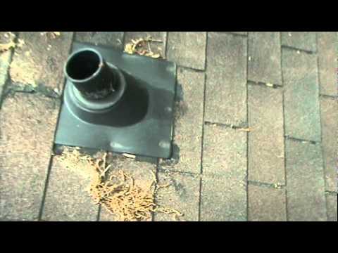 how to know if roof vent is clogged