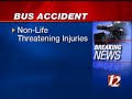 High Point University Bus Flips After Collision