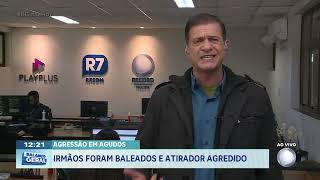 Agressão em Agudos: irmãos foram baleados e atirador agredidos