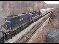 CSX and Wheeling & Lake Erie trains - Connellsville, PA