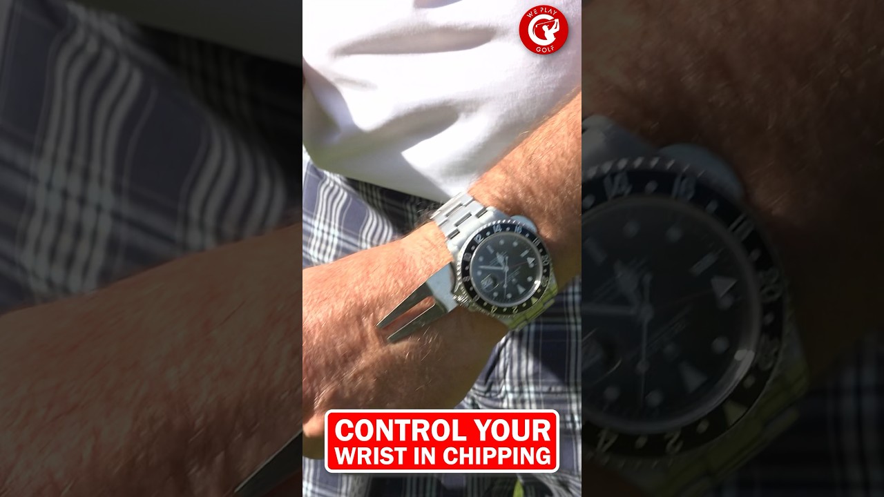 Do not use your wrists when you chip! To drills to avoid this